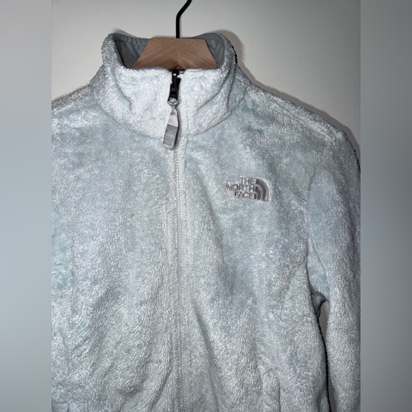 The North Face Fleece Osito Zip Up Jacket Women Size Small Light Blue Polyester - Picture 9 of 14